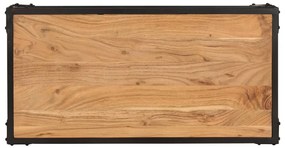 Tömör akácfa dohányzóasztal 90 x 45 x 35 cm