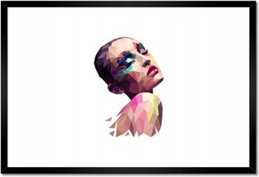 Poszterek keretben 60x40 Polygon painiting