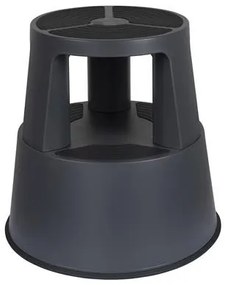 Gurulós polipropilén zsámoly, WEDO, sötétszürke (CSW2312)