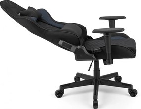 Gamer szék SENSE7 Spellcaster szövet fotel, fekete-kék.