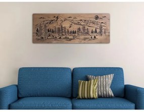 Li-Go 23524/DUB2 - LED dimmelhető fali dekoráció LED/24W/230V 130x50 cm tölgy