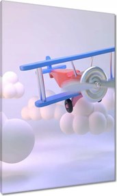 Vászonkép 70x100 Repülőgép gyerekeknek
