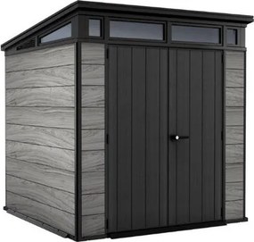 Kerti ház Keter PENT Signature 7x7 Storm Grey, padlóval