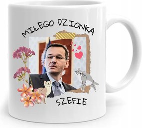 Bögre Politikus Miniszterelnök Mateusz Morawiecki Pis