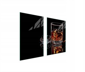 Üveg Konyhai Védőlap 65x52 Whisky Edzett Üveg