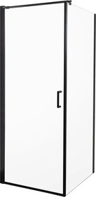 Hera 80x80 cm szögletes nyílóajtós zuhanykabin zuhanytálcával