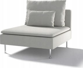 Dekoria Söderhamn 1 személyes Ikea tok, szürke