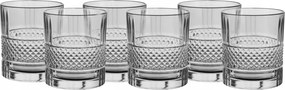 Kpl. 6 db 340 ml-es whiskys pohár Elegante Bohemia