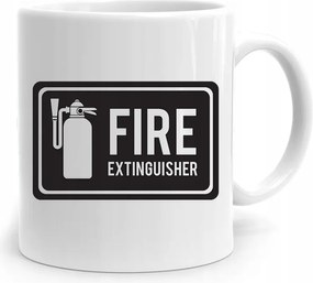Ajándék Bögre Tűzoltónak Fire Extinguisher fényképes nyomtatással