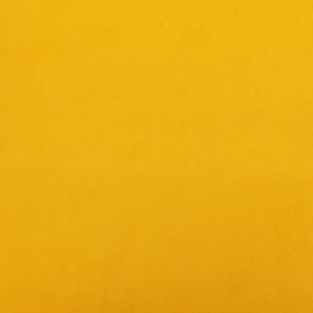 pihenőfotel zsámolynal mustárzöld bársonyból