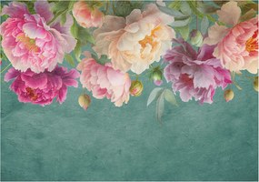 Flizelin Dekoratív fotótapéta Hálószobába Virágos elegancia 208x146