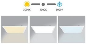 LED Szabályozható beépíthető panel ZEUS LED/40W/230V 4000K