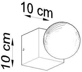 Sollux SL.0676- Fali lámpa ABEL 1xE27/60W/230V