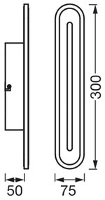 Ledvance-LED Dimmelhető fürdőszobai lámpa SMART+ BATH LED/13W/230V IP44 Wi-Fi