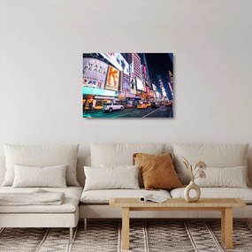 Kép - New York Theater District (üvegen) (70x50 cm)