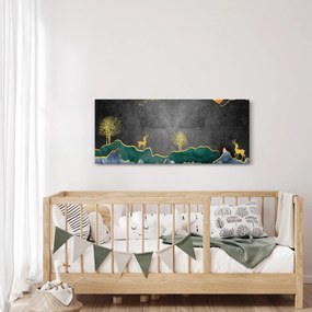 Kép - Hegyi táj (120x50 cm)