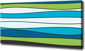Vászonkép Színes csíkok 120x60 cm