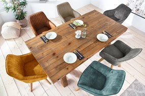 Design forgószék Gaura pezsgő bársony