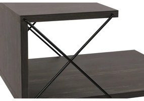 Éjjeliszekrény CROSS 55x50 cm barna