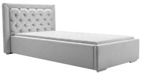 Mantire 90-es ágyrácsos ágy, szürke (90 cm)