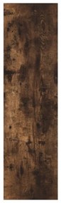 füstös tölgy színű falra szerelhető TV-szekrény 30,5x30x110 cm