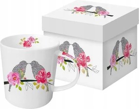 Love Birds Nagy Porcelán Bögre Szerelmes Madarak Valentin Napra