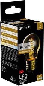 Avide LED Soft Filament Mini Globe 3W E27 EW 2500K