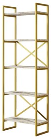 Vento Marble and Gold polc, S
