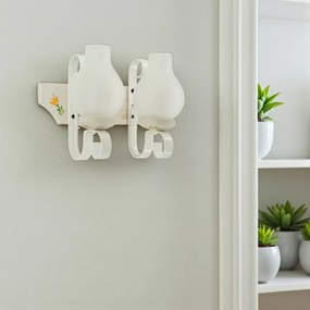 Brilagi - QUEEN fali lámpa 2xE14/40W/230V bükk/krémszínű