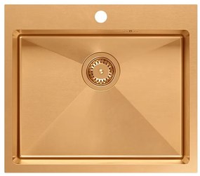 Acél mosogatótálca RUSSEL 110 Copper