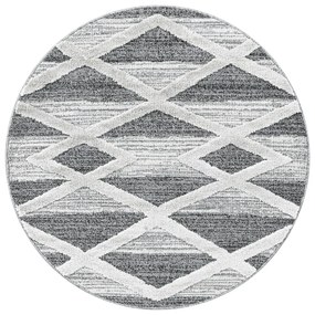 Szürke kerek szőnyeg ø 80 cm Pisa – Ayyildiz Carpets