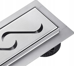 Aquauno Lefolyótisztító 70 CM S Dekoratív Acél