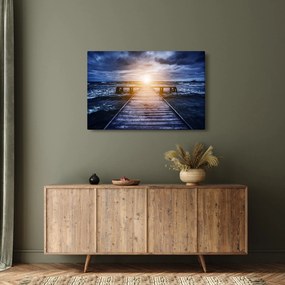 A móló képe nappal (90x60 cm)