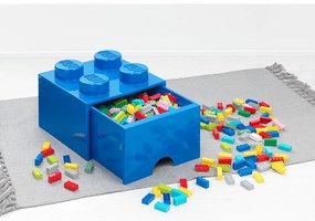 Kék, fiókos tárolódoboz, 15 x 16 cm - LEGO®