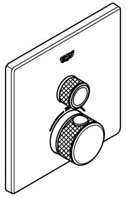 GROHE 29123000 - GROHTHERM SMARTCONTROL termosztátos zuhanycsaptelep króm