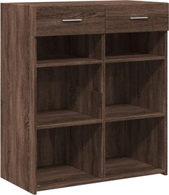 vidaXL barna tölgy színű szerelt fa tálalószekrény 80 x 42,5 x 93 cm