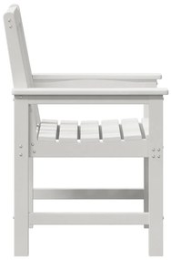 Kerti Étkező Székek 6 db Fehér 65.5x55.5x88 cm HDPE
