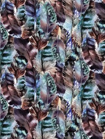 Fotótapéta Tollak Akvarell Finom Madár Organikus Vinyl 184x254 +ragasztó