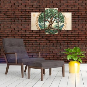 Kép – Fonott életfa (90x60 cm)