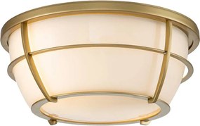 Quoizel Chance QZ-CHANCE-F-PNBR Süllyesztett mennyezeti lámpa 2x60W/E27 IP44