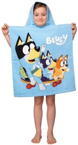 Bluey Skate strand törölköző poncsó 50x115cm