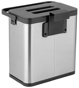 Matt ezüstszínű komposztálható hulladék gyűjtő 3 l Colin – Wenko