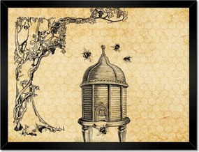 Poszterek keretben 40x30 Méz Méhészet