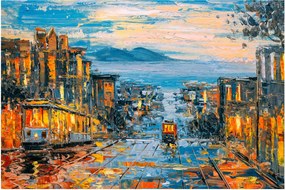 Kép - Cable Car, San Francisco (90x60 cm)