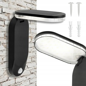 LED-es napelemes lámpa Szürkületi mozgásérzékelő Erős Kertbe Állítható IP65