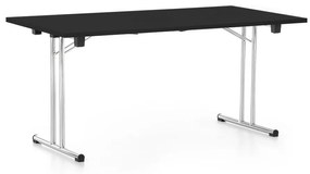 Összecsukható asztal 160 x 80 cm, fekete