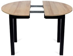 Étkezőgarnitúra 4 db. Sötétkék Bársony Viki székkel. Bővíthető asztal HARRY 102-142 cm