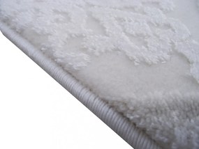 Píza elegáns akril szőnyeg mályva krém 80 x 150 cm