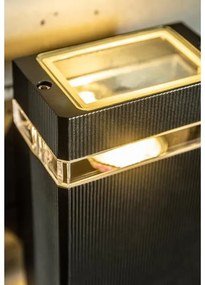 Lámpa Fali Lámpa NESSA 2 irányú, GU10, MAX. 50W, IP54, AC220-240V, 50/60Hz, fekete