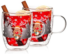 4Home Hot&Cool Mug Reindeer thermo pohár 270ml,2 db